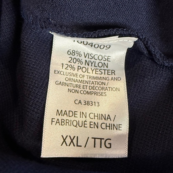 United Colors of Benetton Full Zip Jacket Blue Sweater Cardigan Men’s XXL - Picture 14 of 14